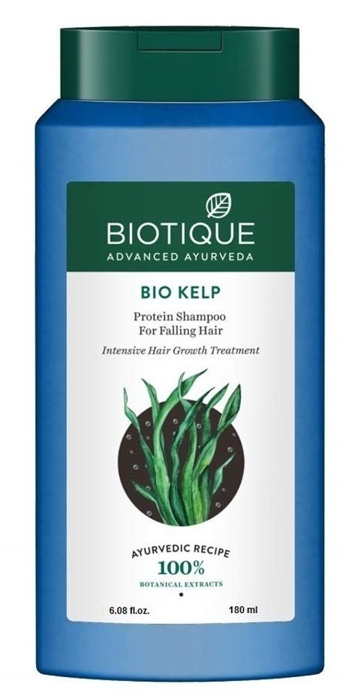 Шампунь протеиновый для роста волос  Biotique Bio kelp, 180 мл
