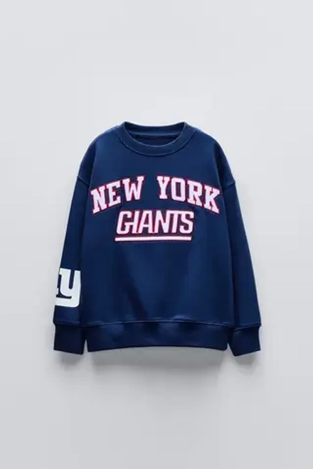 ZARA ТОЛСТОВКА NEW YORK GIANTS ©NFL, СИНИЙ