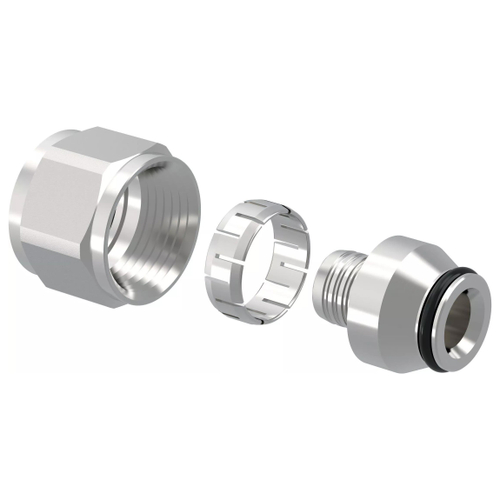 Зажимной адаптер евроконус PE-Xa латунь ВР 20х2,8х3/4" с ВН резьбой Uponor уп. 10 шт (1045543)