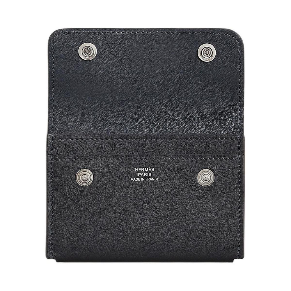 Картхолдеры и кошельки HERMES Hermèsnap Swift 85 Ardoise, H085854CK85