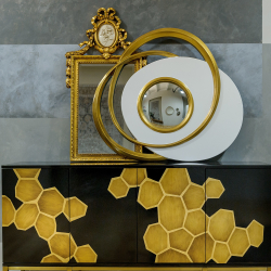 Настенное зеркало Патрис Антик Голд Объект мечты