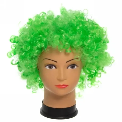 Парик карнавальный «Афро кудри», Салатовый