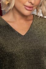 Блуза Карамелла (черное золото) Б14731-35М LT Collection