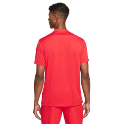 Мужское теннисное поло Nike Men's Court Dri-Fit Blade Solid Polo - красный