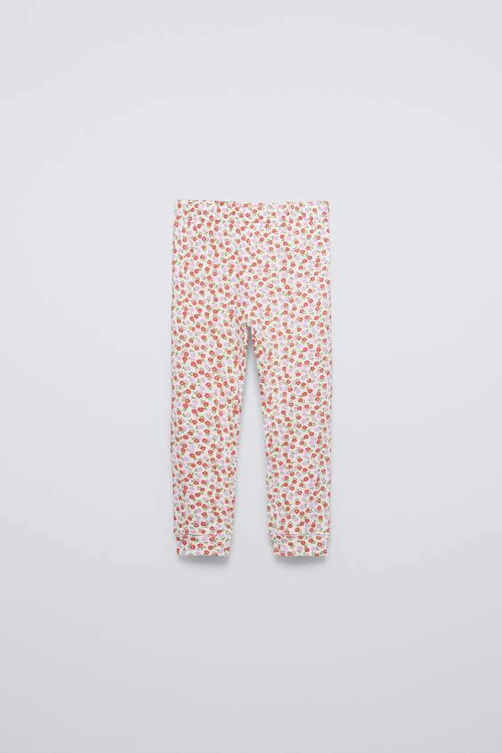 ZARA ПИЖАМА С ЦВЕТОЧНЫМ ПРИНТОМ, КОРАЛЛОВЫЙ