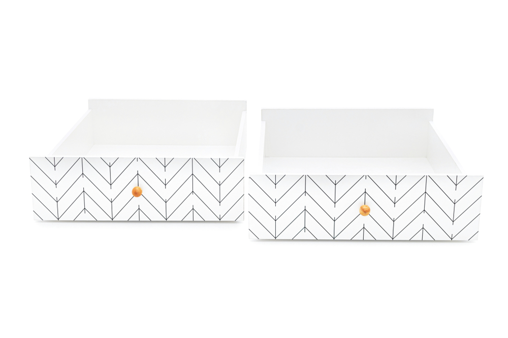 Ящики для кровати Бельмарко Stumpa Ёлочки