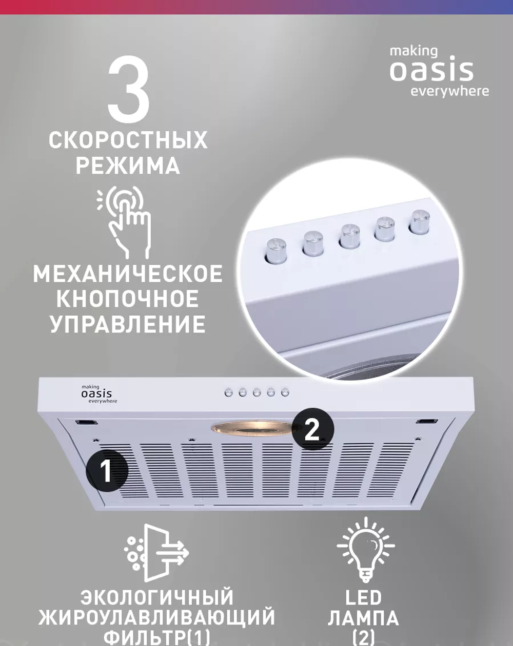 Вытяжка OASIS PO-50W