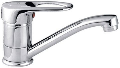 смеситель кухня LEDEME картридж д.40мм, цинк L-15см L4528-B