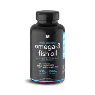 Sports Research, Omega-3 Fish Oil 1250 mg, Рыбий жир с Омега-3 1250 мг, 180 капсул