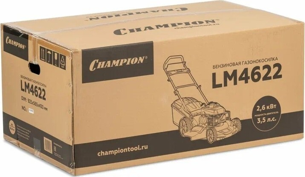 Газонокосилка бензиновая CHAMPION LM4622