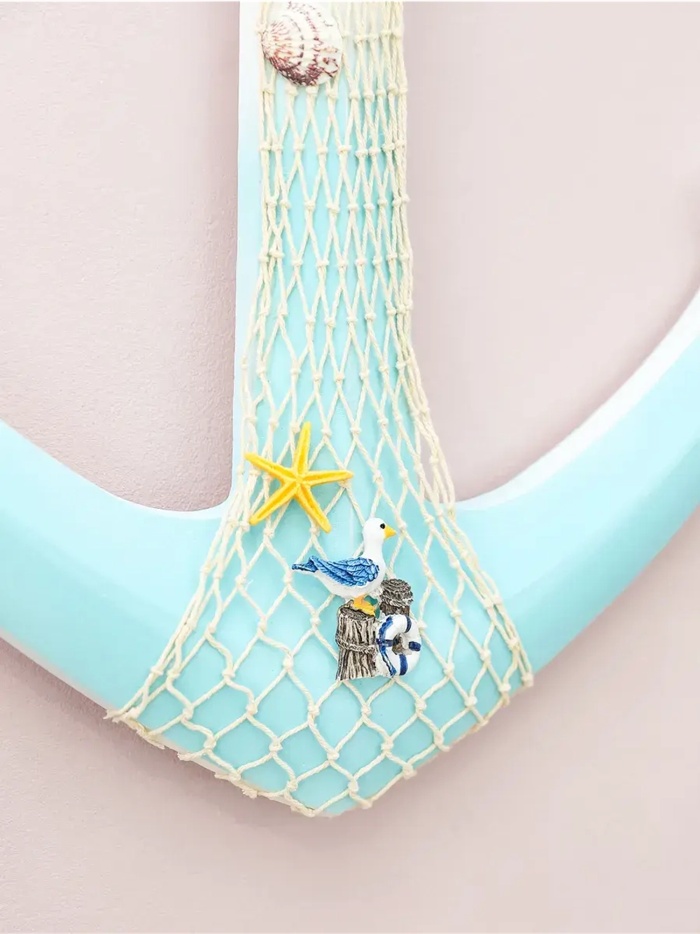 Декор для дома на стену "Якорь" 60*46 см