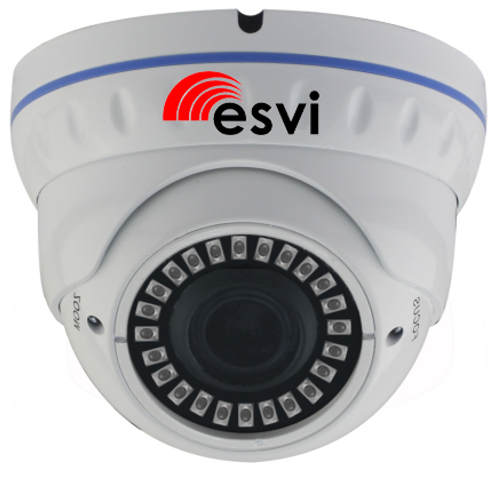 EVC-IP-DNT4.0-MG-P (XM) купольная уличная IP видеокамера, 4.0Мп*20к/с, f=2.8-12мм, POE