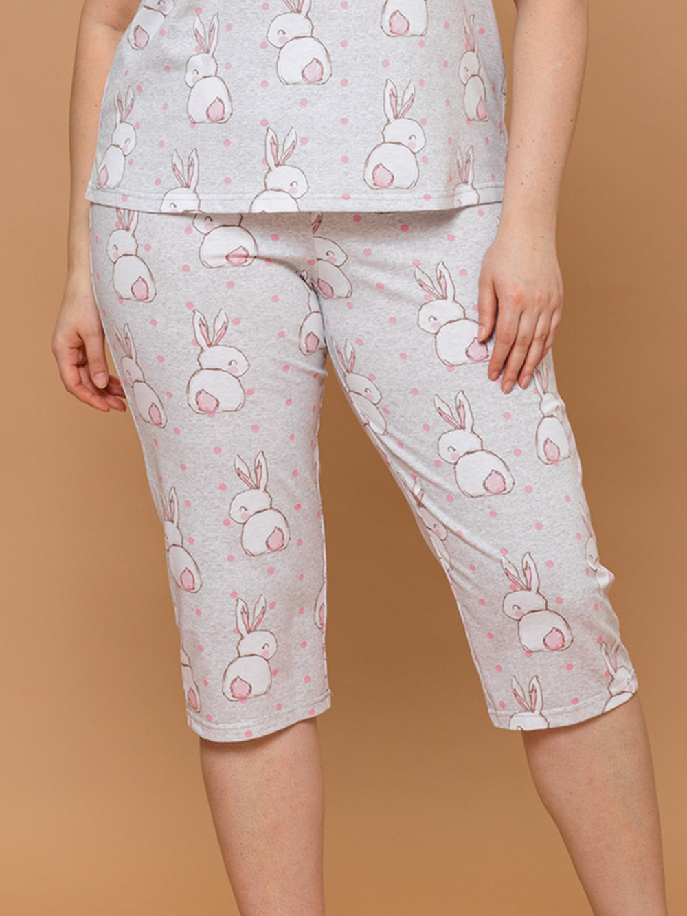 Бриджи Д-5Х/серый-зайчики