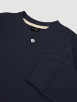 Лонгслив с застёжкой-планкой Mjölk School Blue