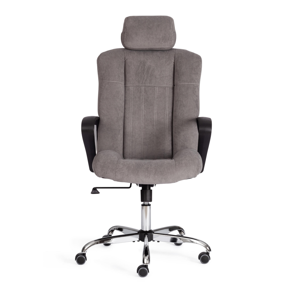 Кресло OXFORD хром флок , серый, 29