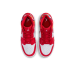 Кроссовки Air Jordan 1 Mid Barcelona Sweater Red Patent