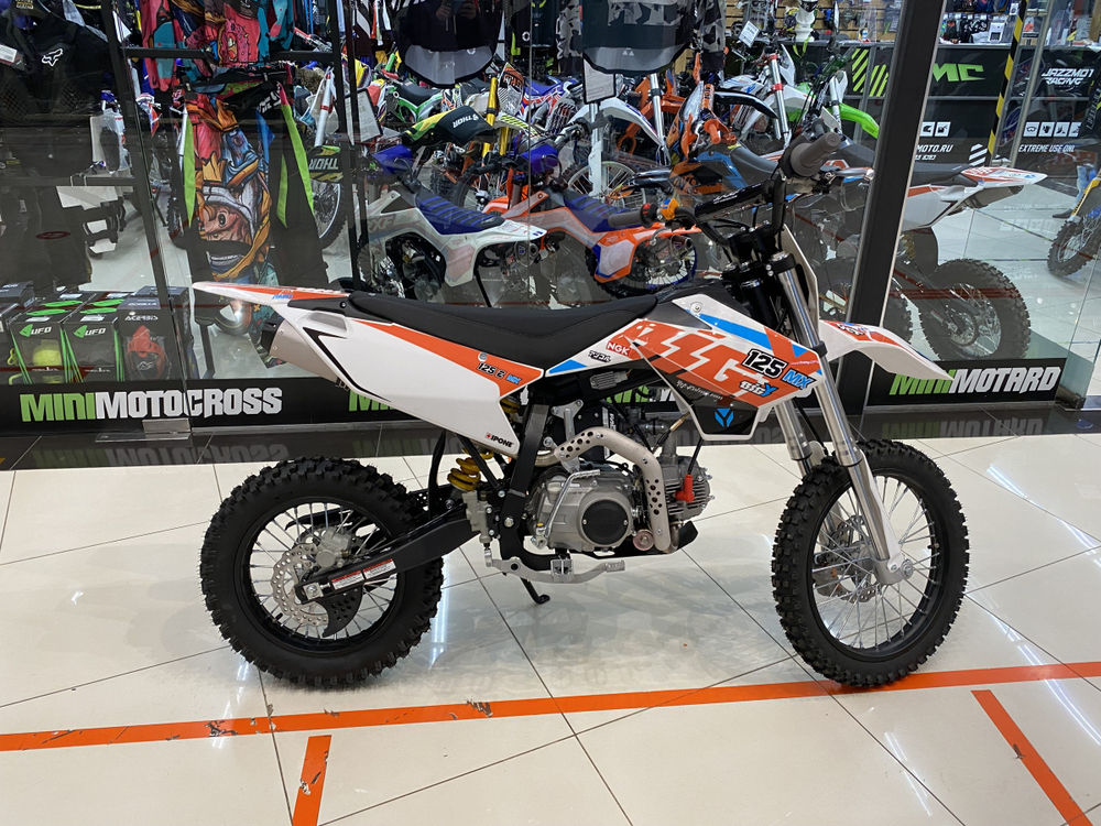 Питбайк YCF BIGY 125MXE-KL1 (эл.стартер, фара) 17/14, 125 cc, 2021 г.