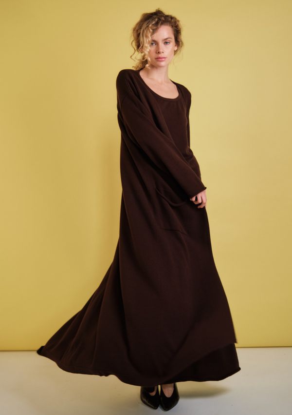 Женский костюм DBR 38345-3125 темно-коричневый