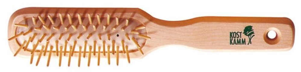 Деревянная щетка Kost comb из клена, 5 рядов с деревянными выступами (4500)