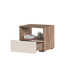 Хелен ТБ 01 Тумба прикроватная Дуб крафт табачный / Кашемир