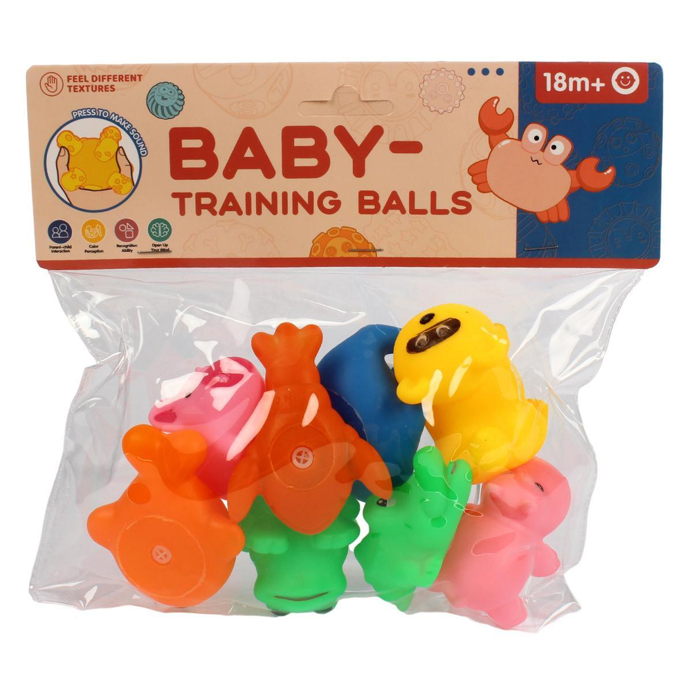 Набор игрушек для ванной 8шт, пакет W8618