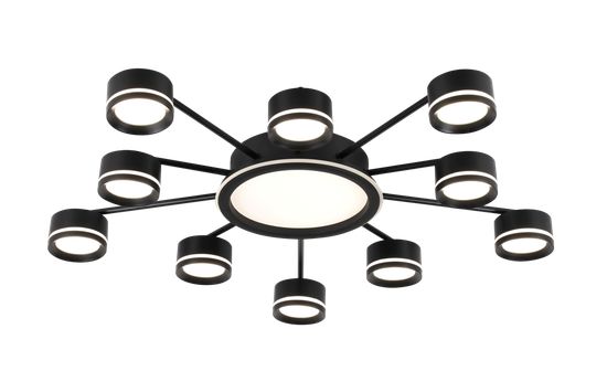 9502/5+5+1 BLACK (1) Люстра (RL)