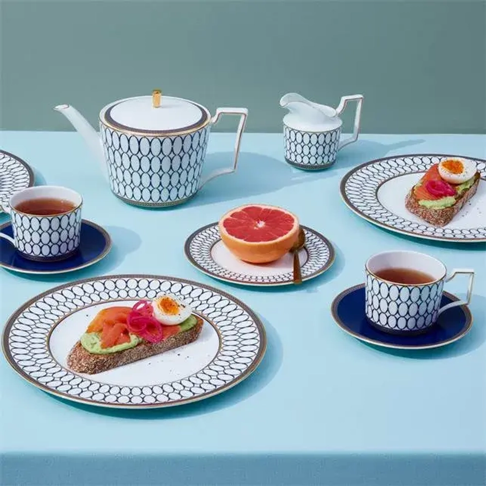 Wedgwood Набор из 2 чайных чашек Renaissance Gold 250 мл с блюдцами