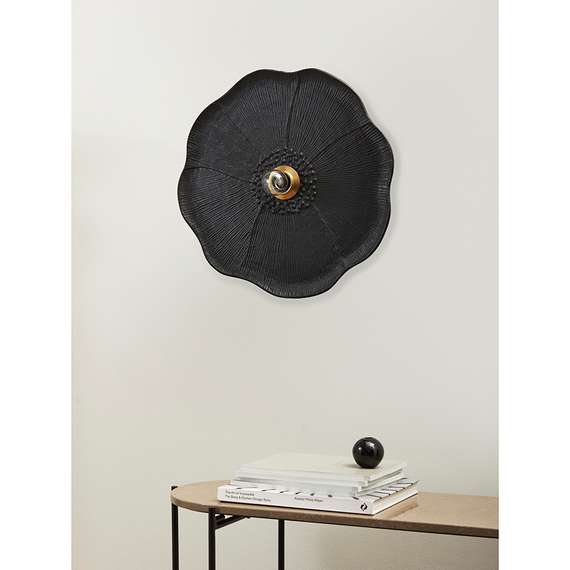 Светильник настенный wildflower, D46 см, черный