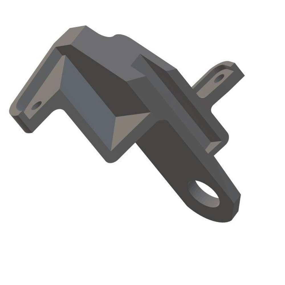 Кронштейн крепления фары для Opel Corsa D 2011-2015 Рестайлинг 2 г.в.