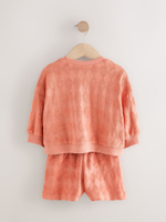 Толстовка и шорты в комплекте для девочки Next E55-501, Оранжевый