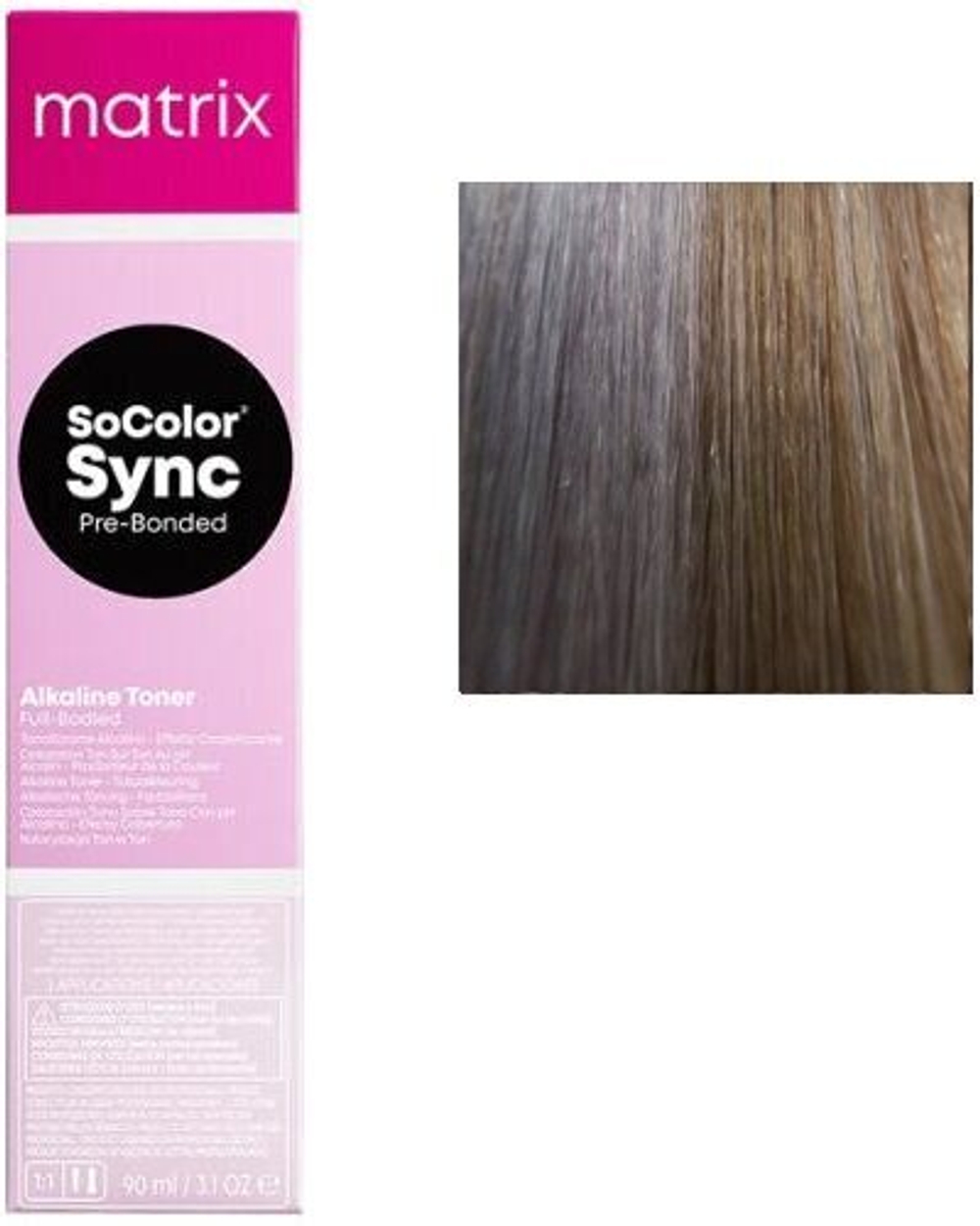 Matrix Краска для волос без аммиака SoColor Sync Pre-Bonded 10P Очень-очень светлый блондин жемчужный 90 мл.