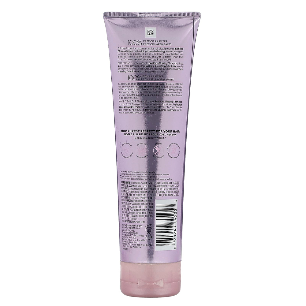 L'Oréal, EverPure, 1 шампунь для блеска, 250 мл (8,5 жидк. унц.)