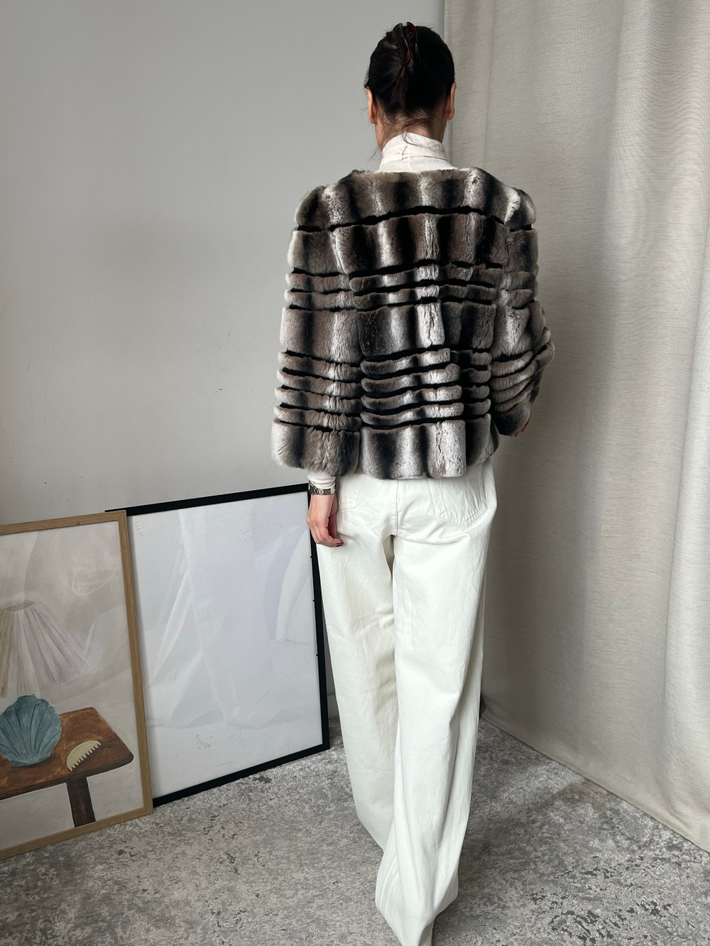 Укороченная шуба Yves Salomon, XS