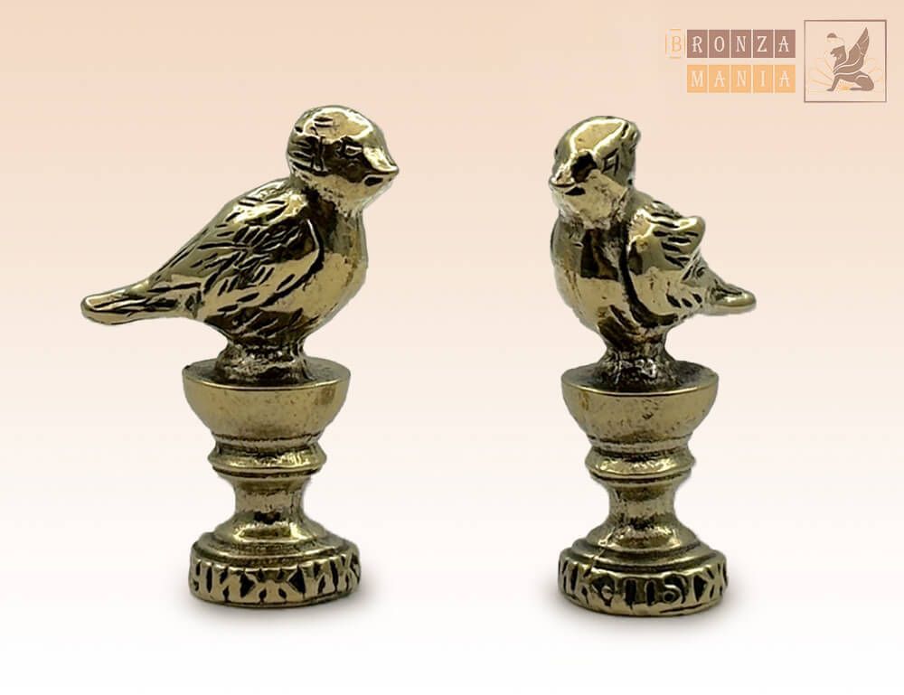 фигурка Чижик-Пыжик  на рюмке - Средний