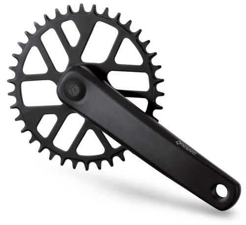 Система Prowheel MTB 1х(9/10/11S), 38T, сталь, защита, 175, алюм, Chainline 48.8, кв под 124 черный