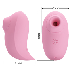 Розовый стимулятор клитора Inhale Bird