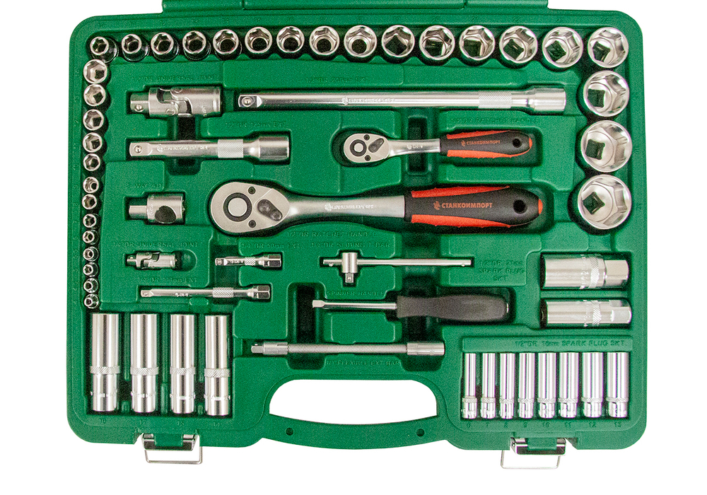 Набор инструмента (73 предмета) СТАНКОИМПОРТ НАБ.14.12.73