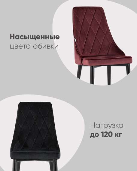 Стул Версаль велюр черный