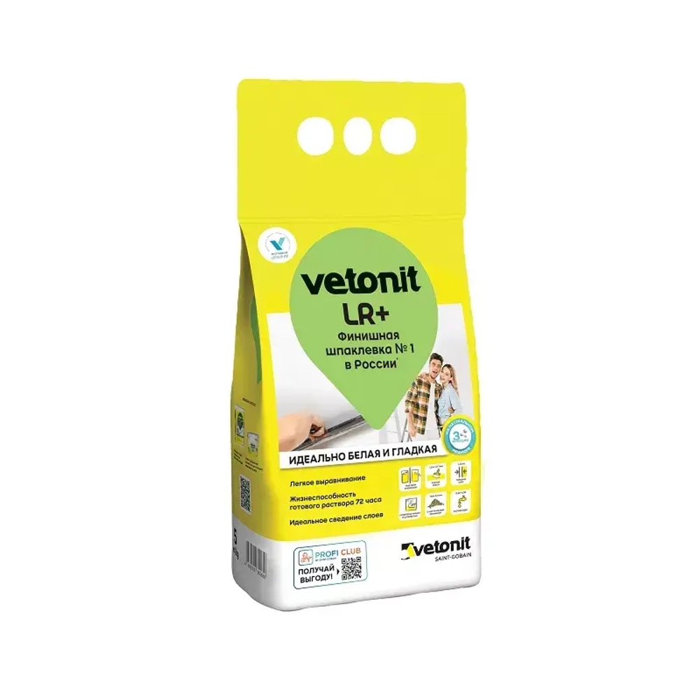 Финишная шпаклёвка 20 кг Vetonit LR+