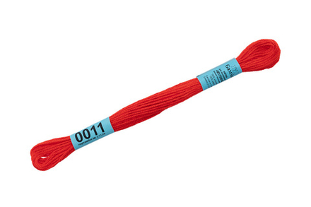 Мулине "Gamma", 100% хлопок, 8 м, №0011