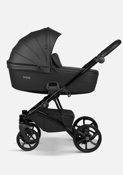 Tutis Коляска 2 в 1 VIVA 5+ Leather Jet Black