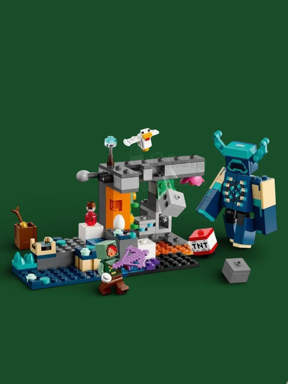 Лего Майнкрафт Столкновение с Варденом 21274
