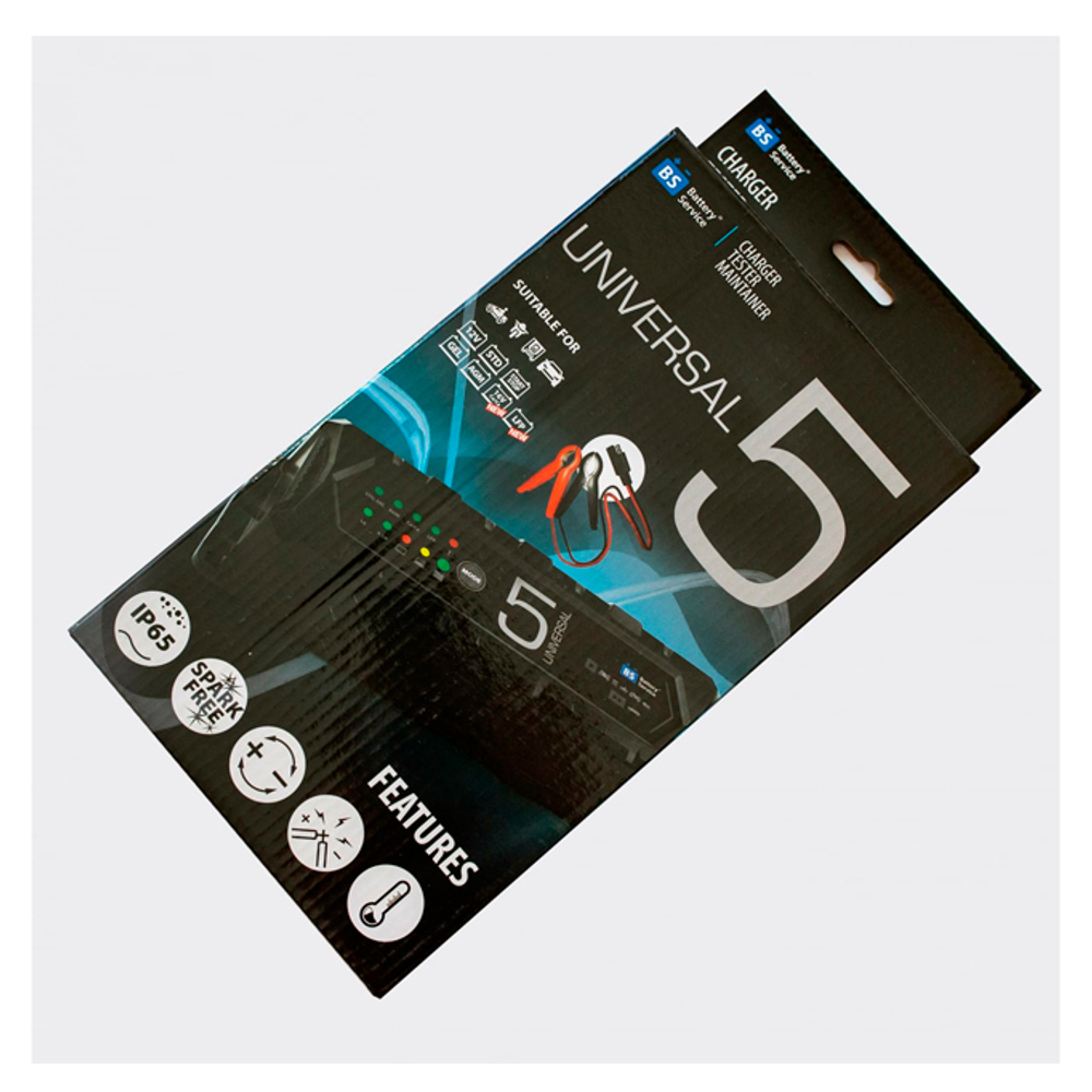 Зарядное устройство 12В, 1А/4,5A Battery Service Universal 5