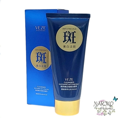 Отбеливающая пенка для умывания от веснушек и пигментации VEZE NIACINOME Anti-Freckle Cleanser, 100 гр.