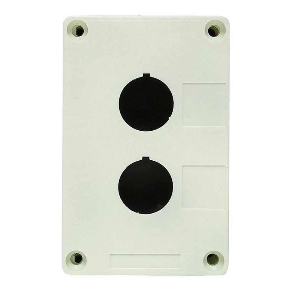 Корпус КП 102 2 кнопки белый EKF cpb-102-w