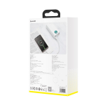 Внешний аккумулятор Baseus Amblight Digital Display Quick Charge Power Bank 65W 30000mAh - White