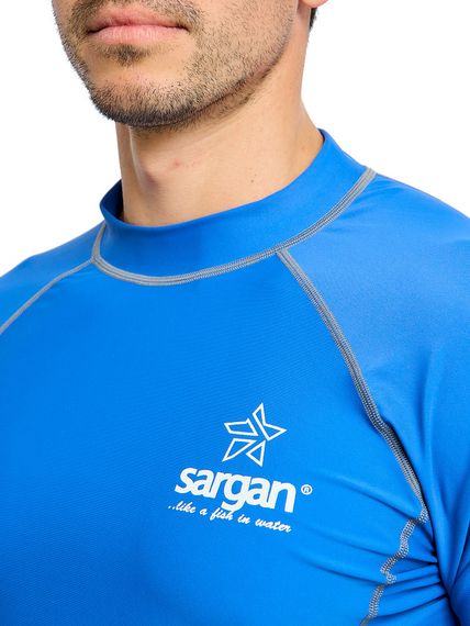 Футболка рашгард лонгслив Sargan Агидель UPF 50+ мужская синяя