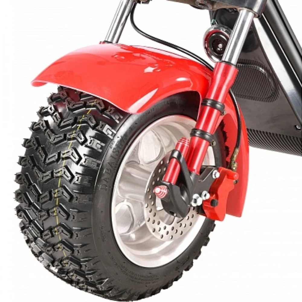 Электроскутер CityCoco White Siberia TRIKE Ikra 5000w красный