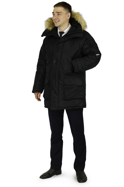 Куртка "Премьер" цв. черный (р.56-58/182-188)