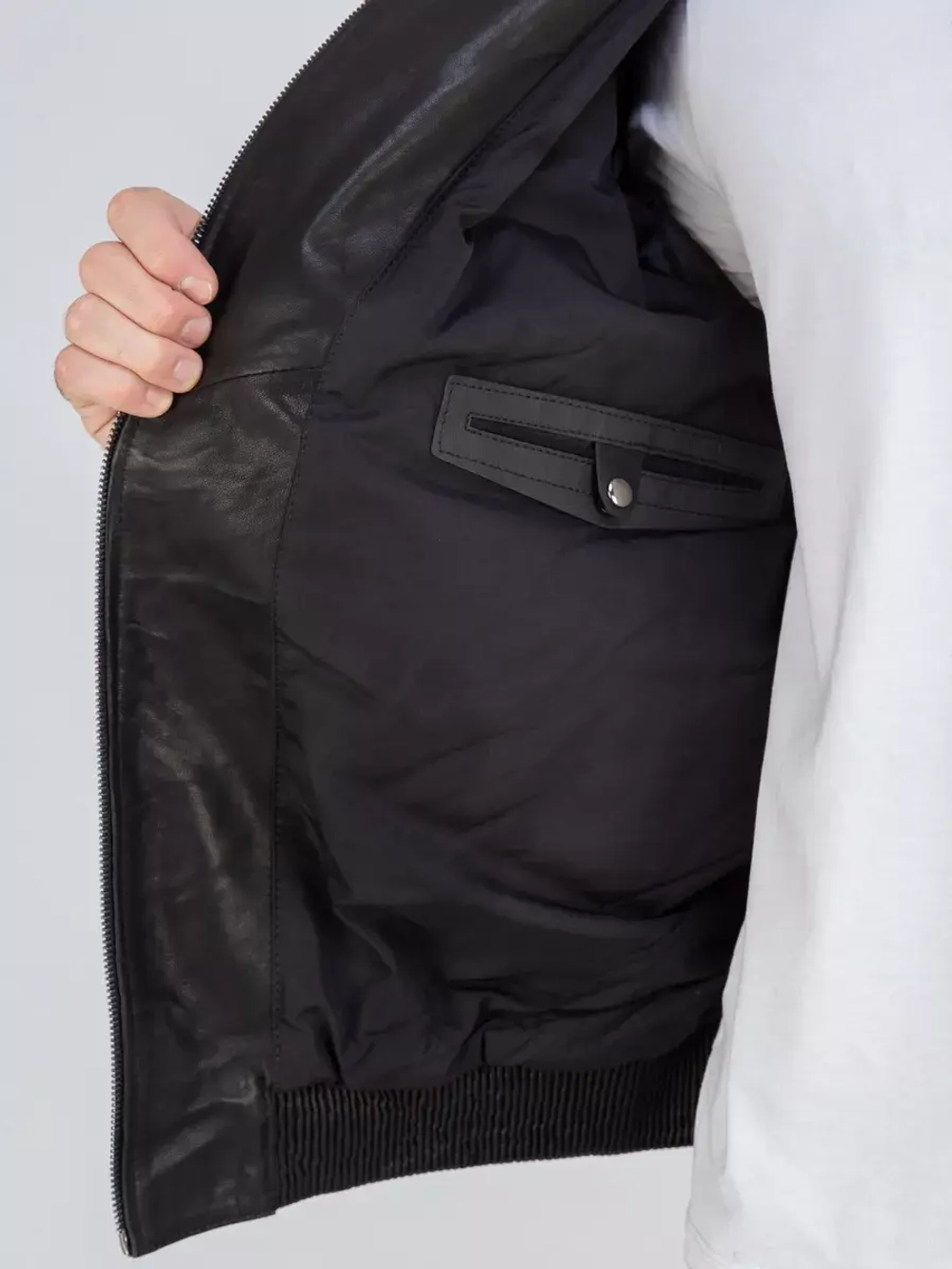 Куртка кожаная демисезонная Турция